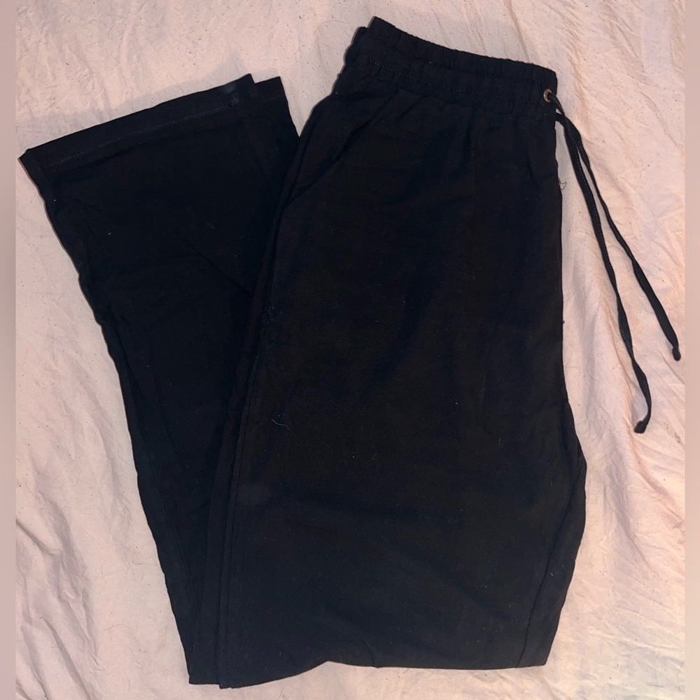 Acelitt High Waist Drawstring Pants